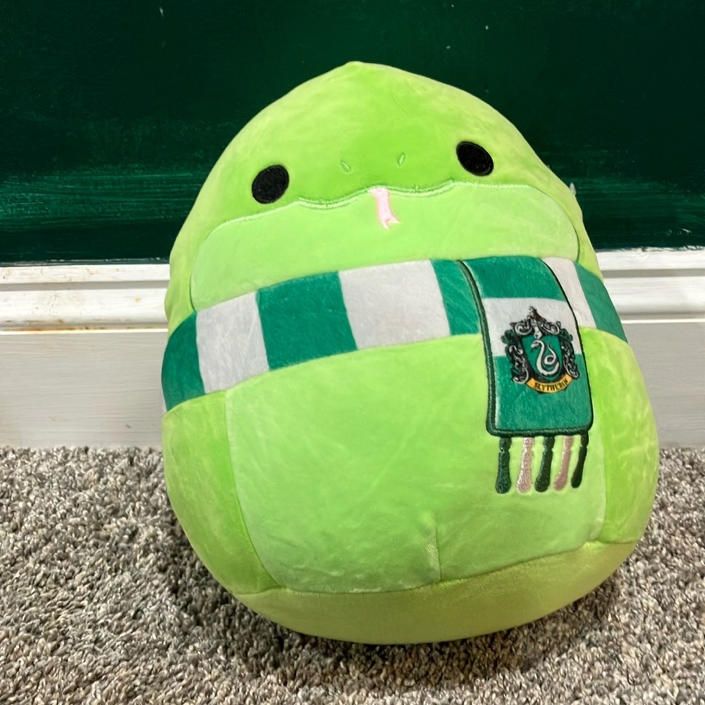 Green Snake Plush with Scarf